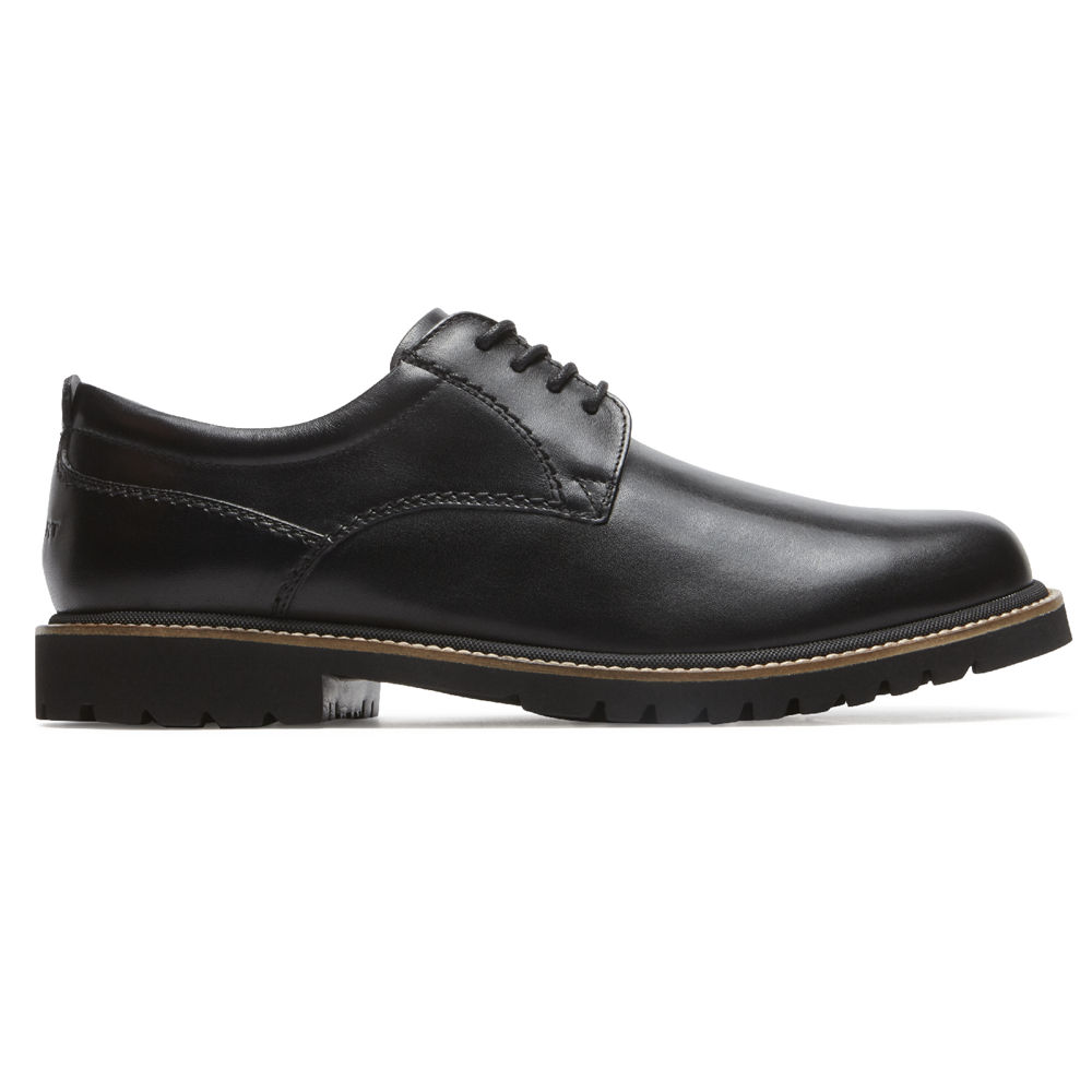 Rockport Oxfords Herr Svarta - Marshall Plain Toe - UJHCI6239